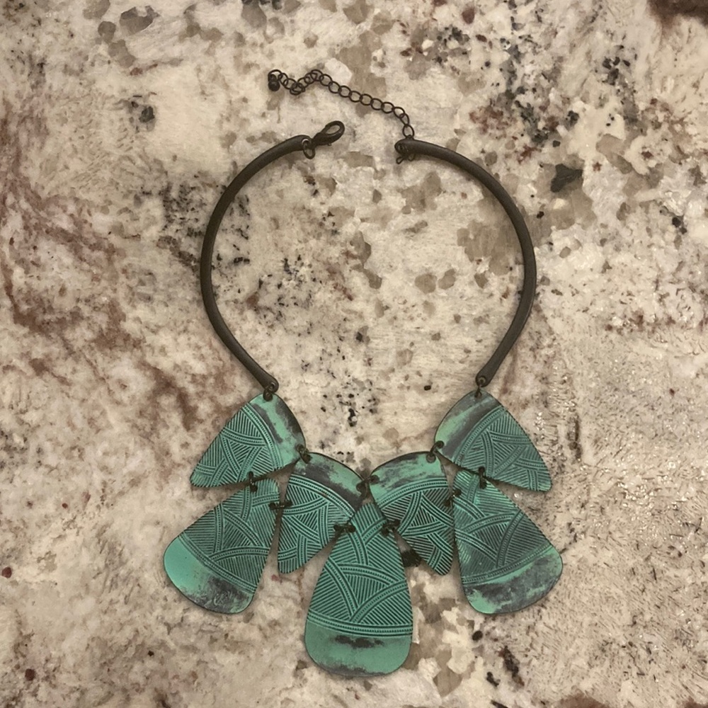 Free People Rare patina collar necklace